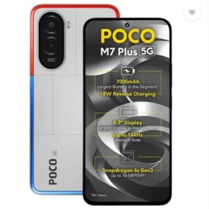 POCO M7 Plus 5G, Chrome Silver (6GB, 128GB)