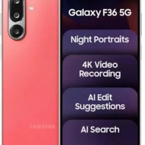 Samsung Galaxy F36 5G (Red, 128 GB) (6 GB RAM)