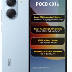 POCO C81X, Ice Blue (3GB, 64GB)
