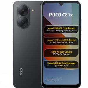 POCO C81X, Crystal Black (3GB, 64GB)