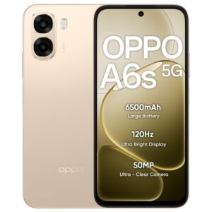 A6s 5G (Aurora Gold, 4GB RAM,128GB Storage)