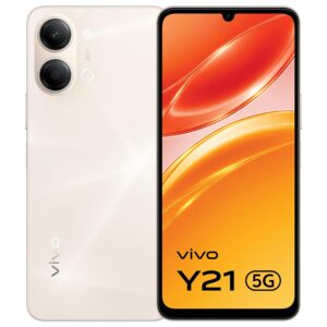 vivo Y21 5G (Champagne Gold, 4GB RAM, 128GB Storage)