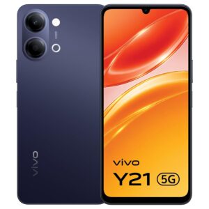 vivo Y21 5G (Midnight Blue, 6GB RAM, 128GB Storage)