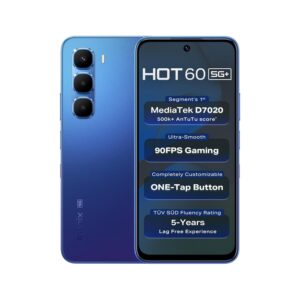 Infinix HOT 60 5G+ (Shadow Blue , 6GB RAM, 128GB Storage)